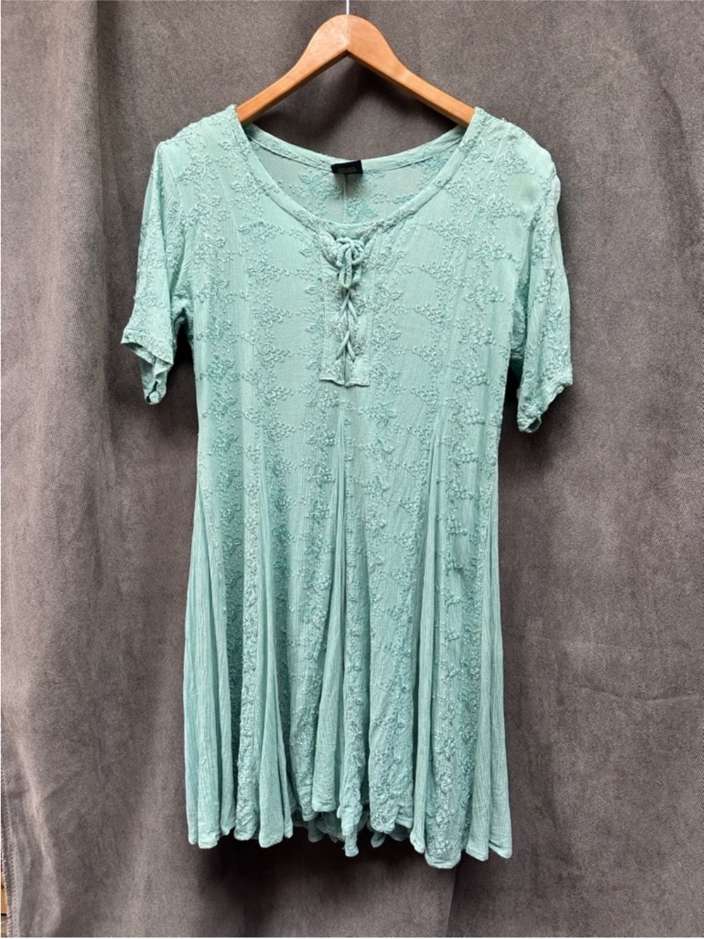 Vintage 90s rayon mini dress size medium